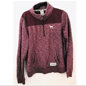 PINK Quarter Zip Sweatershirt